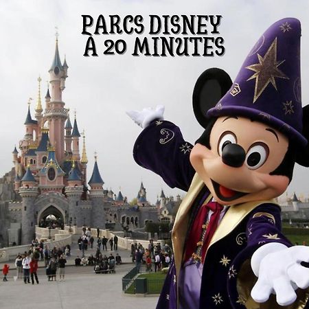 Calme Absolu, Terrasse Et Parking Entre Paris Et Disney Vaires-sur-Marne Bagian luar foto